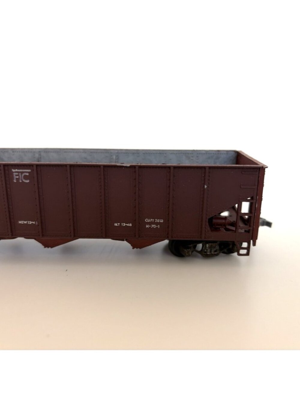 Lot 2 MDC Roundhouse HO 40' Hopper 40' AAR Boxcar Diecast Metal Assembled Kits - Picture 8 of 16